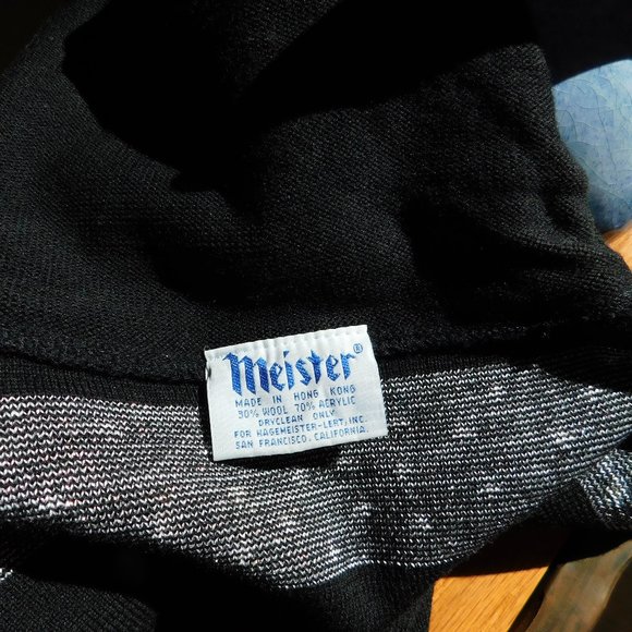 Vtg Meister wool knit snow bunny 80s ski sweater S - Picture 12 of 16